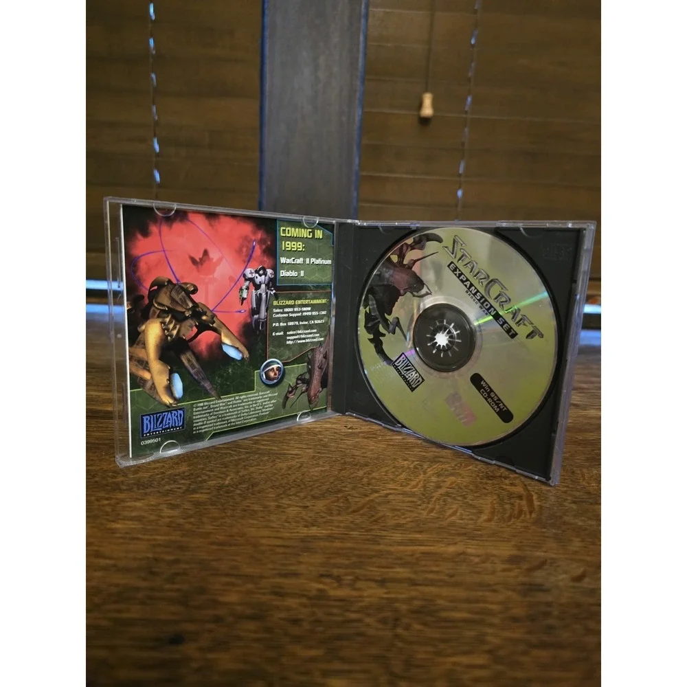 StarCraft Brood War Expansion Pack PC Strategy T NTSC Blizzard 1998